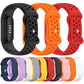 Flat Perforated Breathable Butterfly Buckle Silicone Watch Band, For Google Fitbit Air