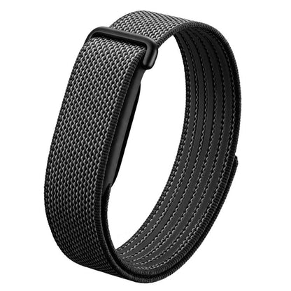 TPU Frame Integrated Nylon Hybrid Silicone Loop Watch Band, For Google Fitbit Air
