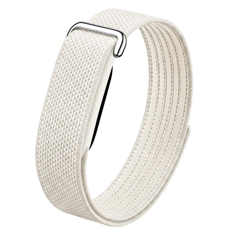 TPU Frame Integrated Nylon Hybrid Silicone Loop Watch Band, For Google Fitbit Air