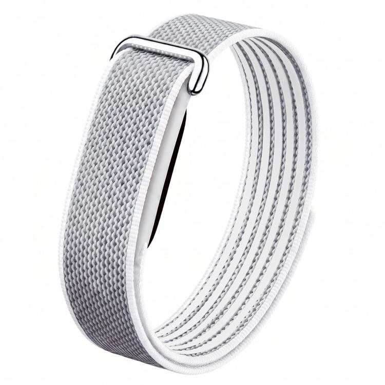 TPU Frame Integrated Nylon Hybrid Silicone Loop Watch Band, For Google Fitbit Air