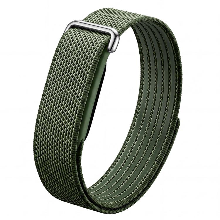 TPU Frame Integrated Nylon Hybrid Silicone Loop Watch Band, For Google Fitbit Air