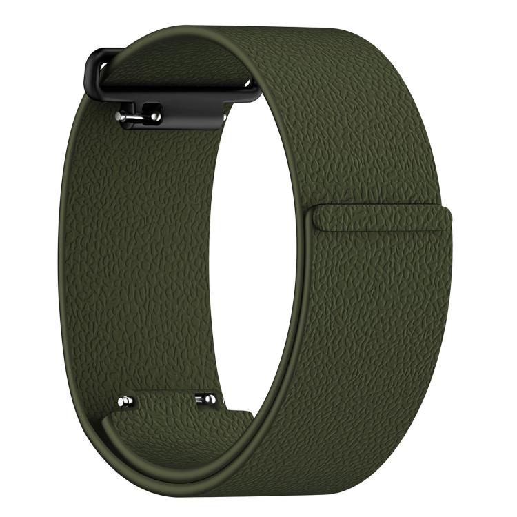 Lychee Texture Magnetic Silicone Watch Band, For Garmin CIRQA Smart Band