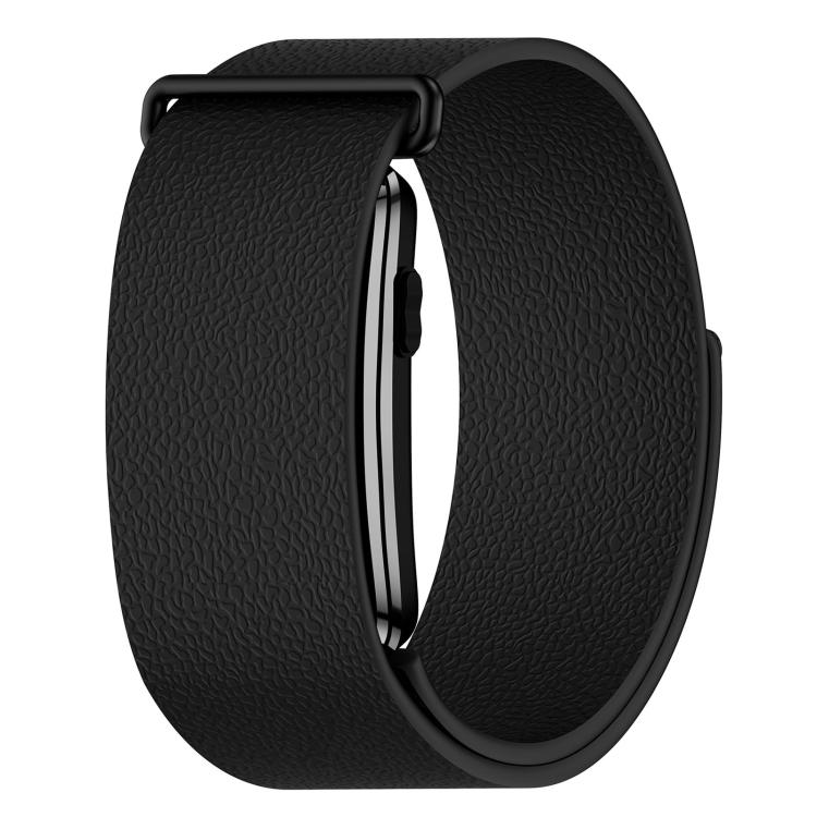 Lychee Texture Magnetic Silicone Watch Band, For Garmin CIRQA Smart Band