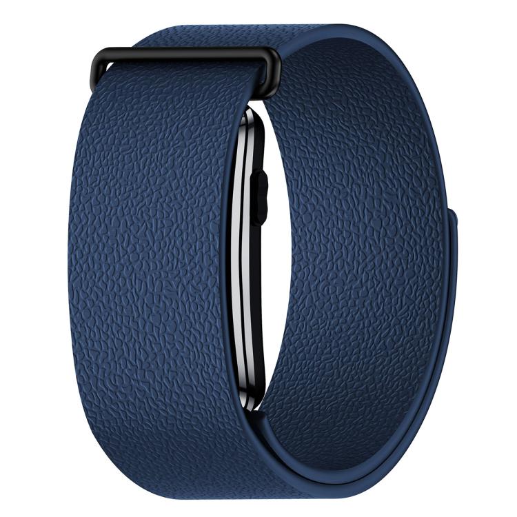 Lychee Texture Magnetic Silicone Watch Band, For Garmin CIRQA Smart Band