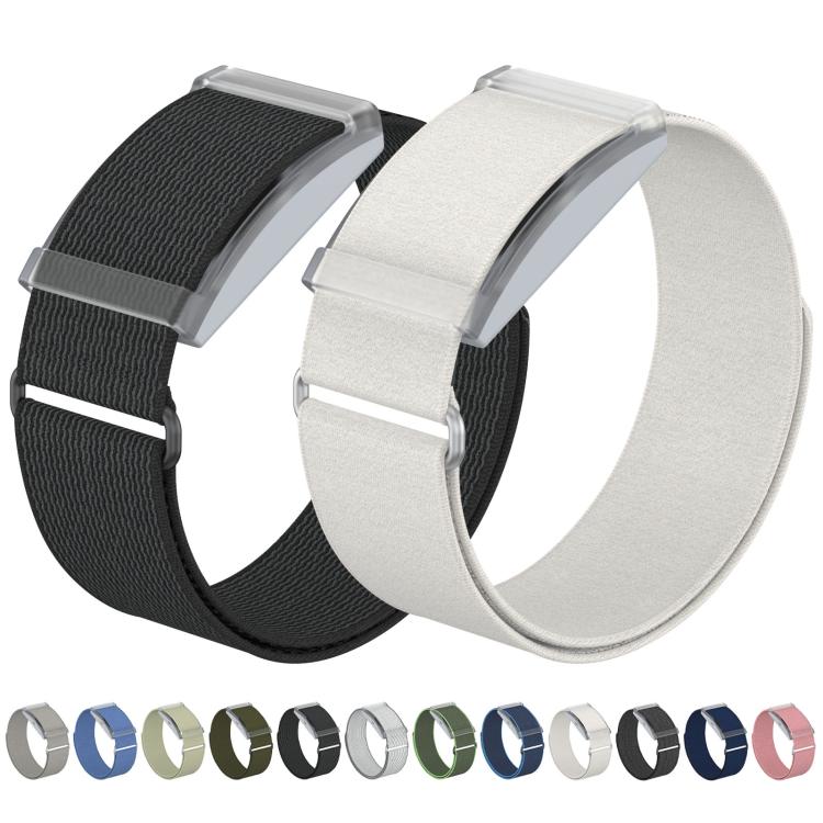 For COROS Heart Rate Monitor Nylon Hook and Loop Fastener Watch Band, S, L