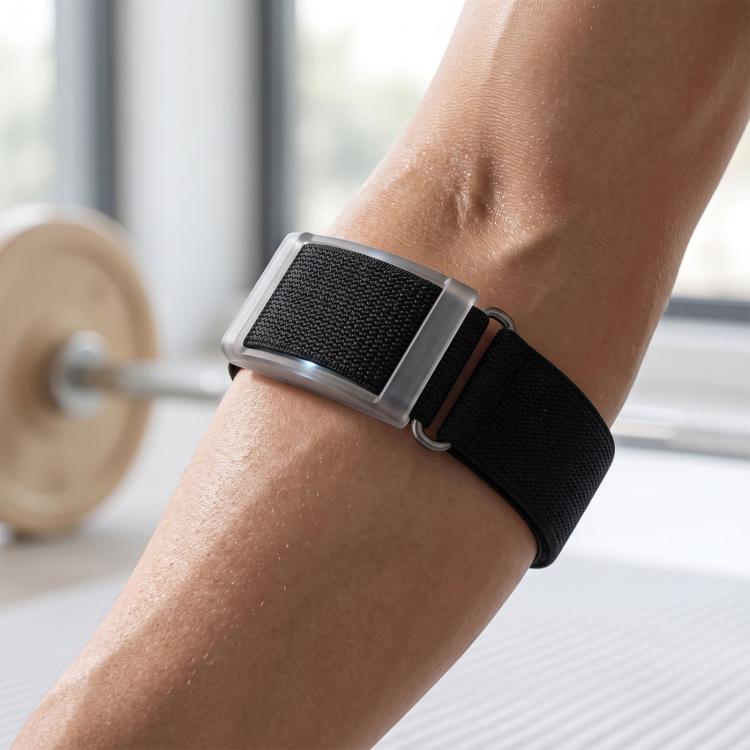 For COROS Heart Rate Monitor Nylon Hook and Loop Fastener Arm Band, S, L