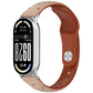 Laser Engraved Star Two Tone Reverse Buckle Silicone Watch Band, For Xiaomi Smart Band 11 / 10 / 9 / 8
