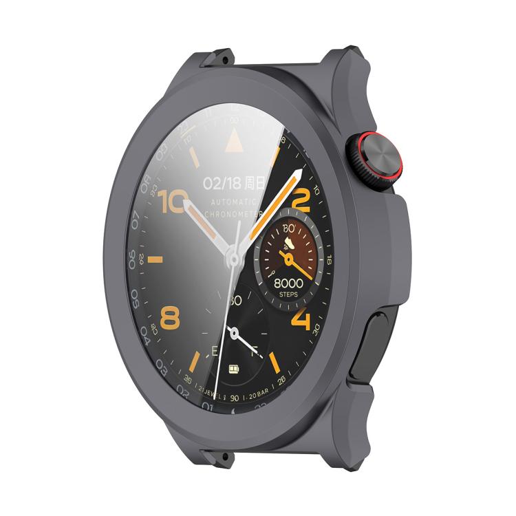 ENKAY Hat-Prince Full Coverage Tempered Glass Film Integrated PC Watch Case, For vivo Watch 6