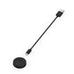 USB to magnetic charging cable with slim connector and round dock