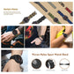 Woven nylon sport watch band with three-ring buckle, showing multiple colors