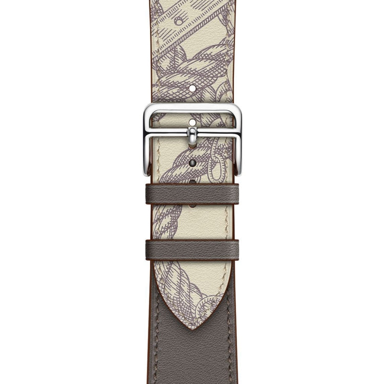 For Apple Watch 3 / 2 / 1 Generation 42mm Universal Silk Screen Psingle-ring Watchband