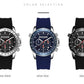 OCHSTIN 6125A Multi Function Chronograph Men  Sports Silicone Quartz Waterproof Men  Watch