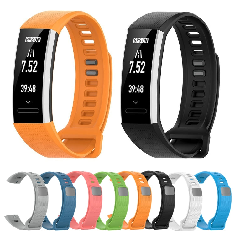 Assorted silicone sports watch straps in multiple colors with matching perforated texture