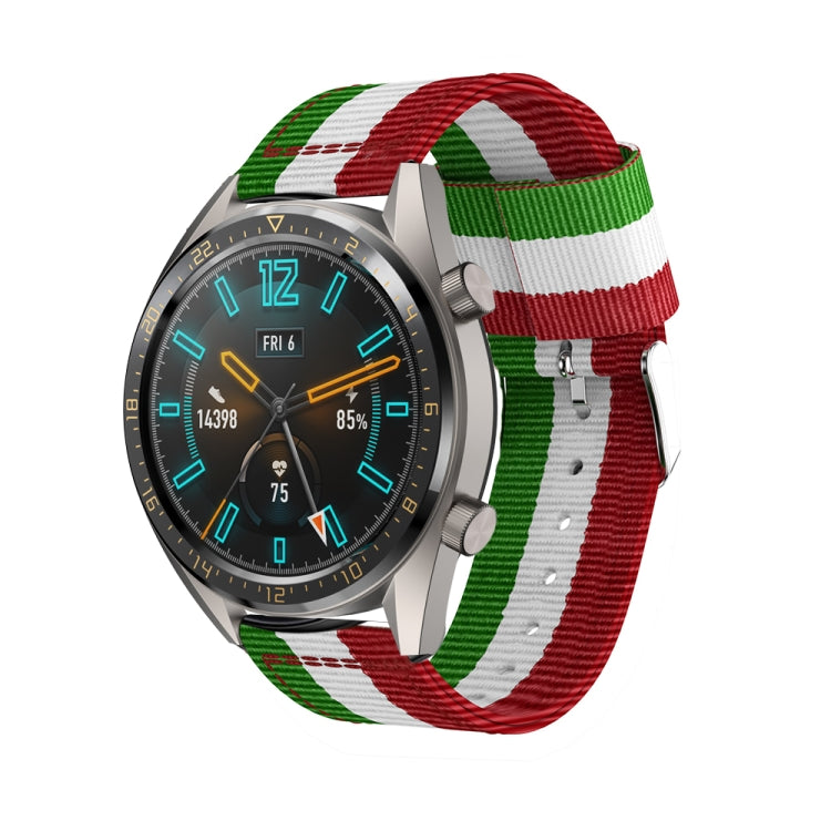 22mm For Huawei Watch GT2e GT2 46mm Nylon single ring strap