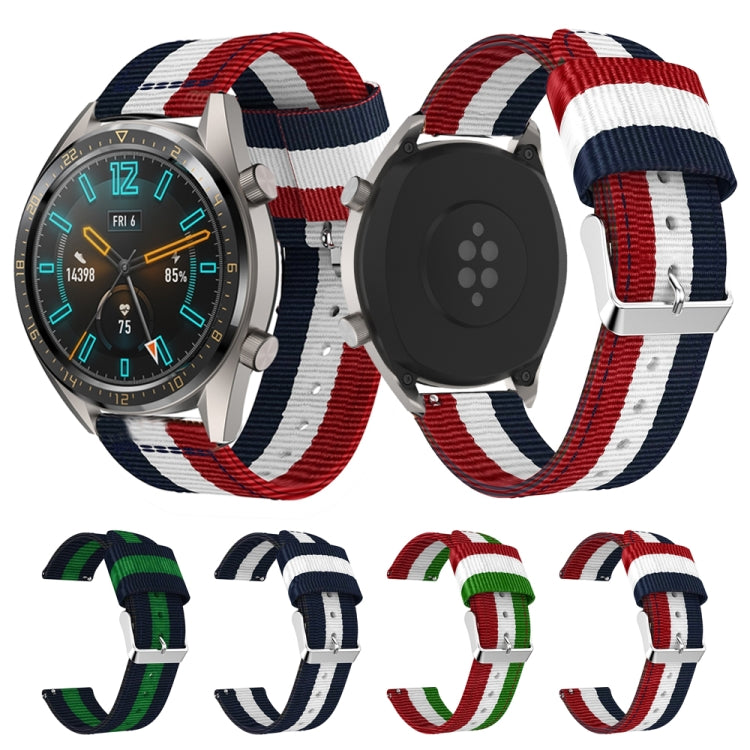 22mm For Huawei Watch GT2e GT2 46mm Nylon single ring strap
