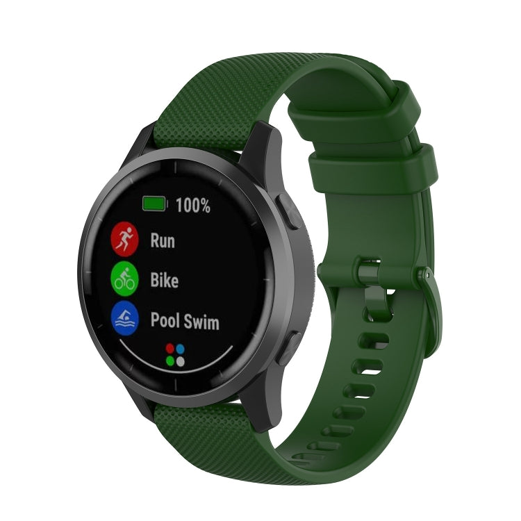 For Garmin Vivoactive 4 22mm Silicone Strap