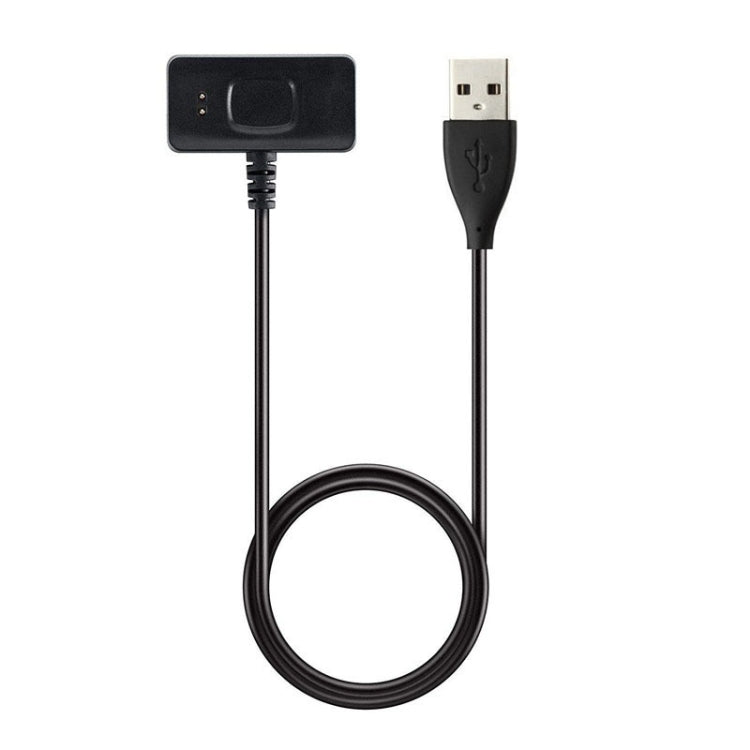Magnetic smartwatch charging dock with two-part cable and USB plug