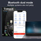 OBD2 Bluetooth dual-mode car scanner app screens on phone and tablet