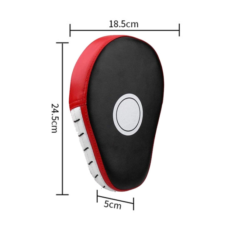 Arc Shape Martial Arts Sanda Boxing Training Hand Target, Arc Red