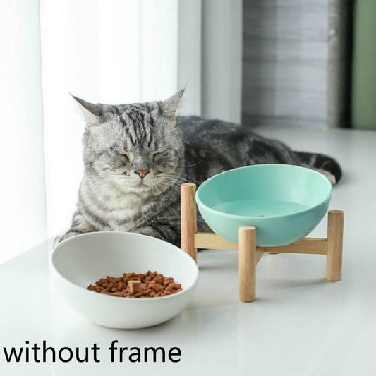 Cat Dog Food Bowl Pet Ceramic Bowl, 15cm/300ml Bowl, 18cm/600ml Bowl
