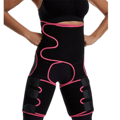 3 In 1 Hip Belt Girdle Exercise Bodybuilding Adjustable One-piece Waist Girdle, S/M, L/XL
