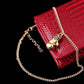 Gold boxing glove pendant necklace with chain and glove charm
