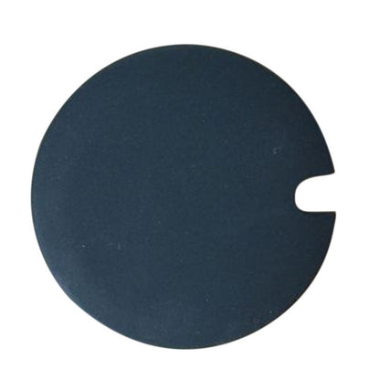 Black silicone cup lid with tab-style opening and vent gap
