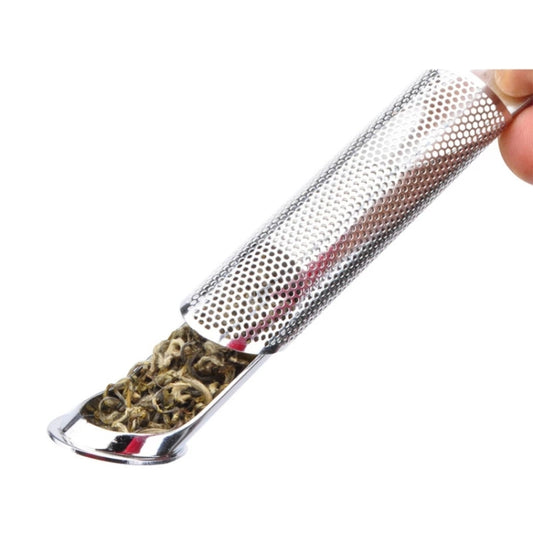 LScook Stainless Steel Tea Strainer Amazing Tea Infuser Pipe Design Touch Feel Good Holder Tool Tea Spoon Infuser Filter, Pipe Shape
