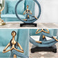 Modern Abstract Art Resin Yoga Pose Statue Yoga Studio Decorations