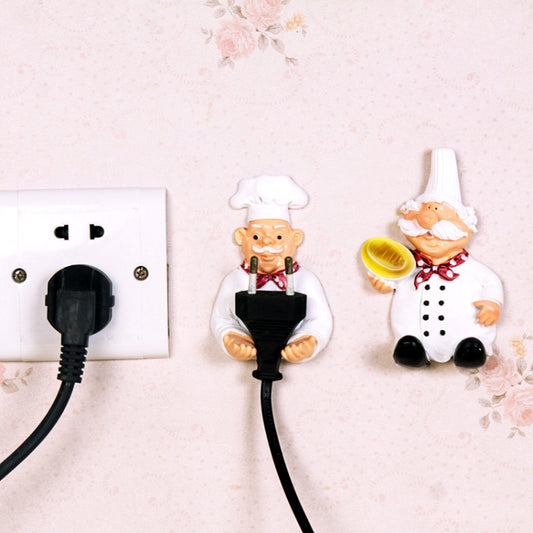 Cute Wall Self Adhesive Plug Resin Hook Kitchen Rack, Foot Drag, Hand Drag