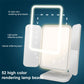 White LED makeup mirror showing bright light beads and reflective light guide