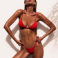 Padded Push Up Ladies Beach Wear Printed Bandage Bikini Set, M, S, L