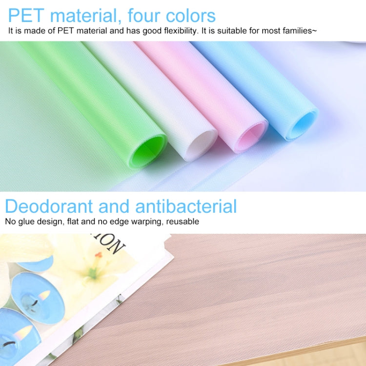 Pastel drawer pad mat rolls in four colors with textured finish
