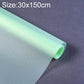 Green waterproof drawer pad mat roll with textured surface and cut-off edge