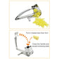 Stainless steel rotary cheese shredder producing fine shreds from a cranked handle