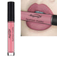 Liquid matte lipstick with pink rose tube and black cap