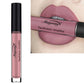 Liquid matte lipstick with soft pink tube and black cap