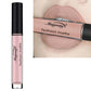 Liquid matte lipstick with pale pink tube and black cap