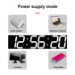 Creative LED Digital Wall Clock Multi-function WIFI Clock, 6 Bit Hollow WIFI, 6 Bit Sealed Box WIFI