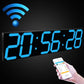 Creative LED Digital Wall Clock Multi-function WIFI Clock, 6 Bit Hollow WIFI, 6 Bit Sealed Box WIFI