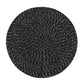 2 PCS PP Round Oval Woven Placemat, Diameter 36cm, Diameter 18cm