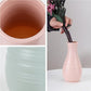 Modern Simple Plastic Flower Vase Creative Desktop Decoration Ornaments, 10.5 x 20 cm