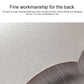 Light gray faux wool cushion mat backing with suede-like texture