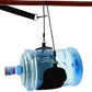 Neck hammock hanging straps with clip and a small water bottle weight