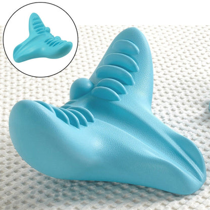 C-Rest neck and cervical massage pillow with raised acupressure bumps