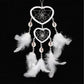 Dreamcatcher Pendant Up And Down Double Ring Peach Heart Dream Catcher