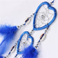 Dreamcatcher Pendant Up And Down Double Ring Peach Heart Dream Catcher