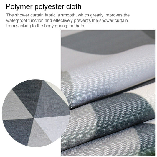 Curtains for Bathroom Waterproof Polyester Fabric Moldproof Bath Curtain, 80x180cm, 80x200cm, 100x180cm, 100x200cm, 120x180cm, 120x200cm, 150x180cm, 150x200cm, 180x180cm, 180x200cm, 200x180cm, 200x200cm, 220x200cm, 240x200cm, 260x200cm, 280x200cm      ...