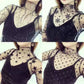 Sexy Mesh High Collar Long Sleeve Bottoming Blouse, One Size