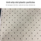 Toilet mat underside with anti-slip dot pattern for secure grip on floors